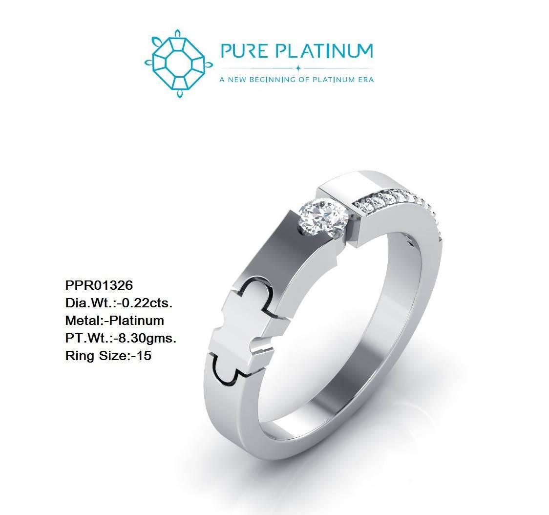Platinum Diamond Ring Sarafa Bazar