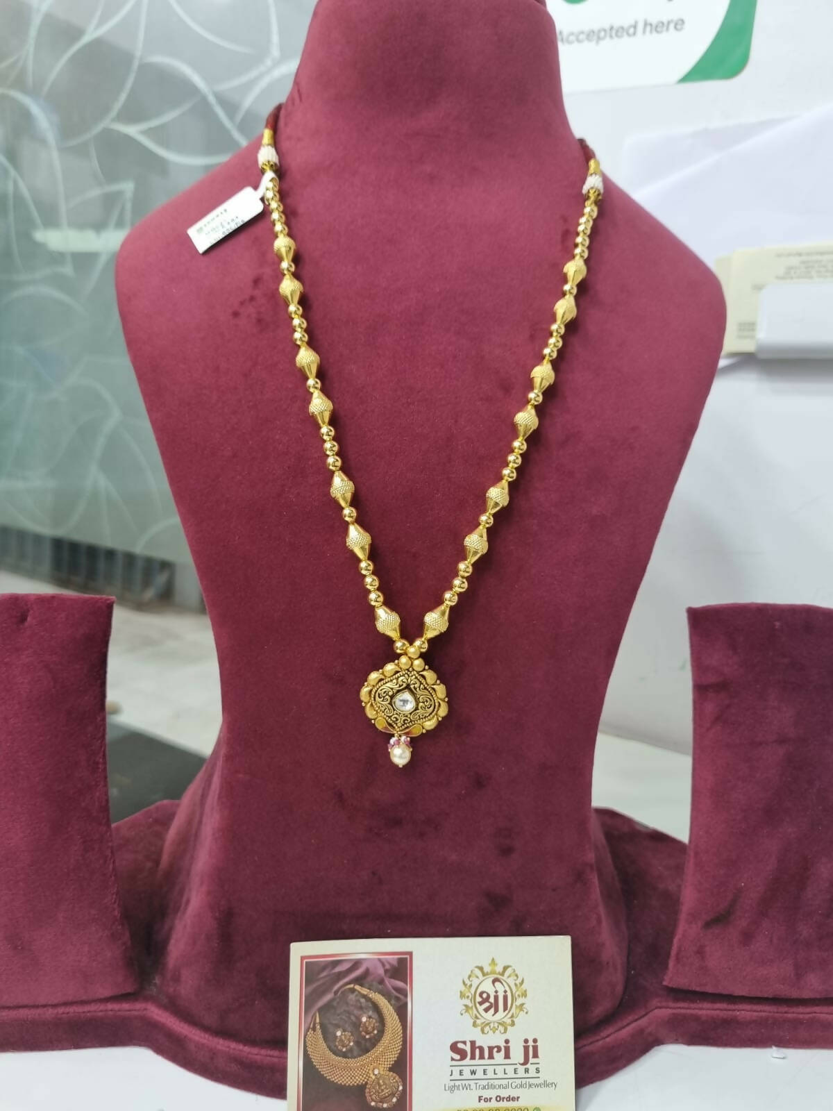 Light Weight Ghlasari Necklace Sarafa Bazar India