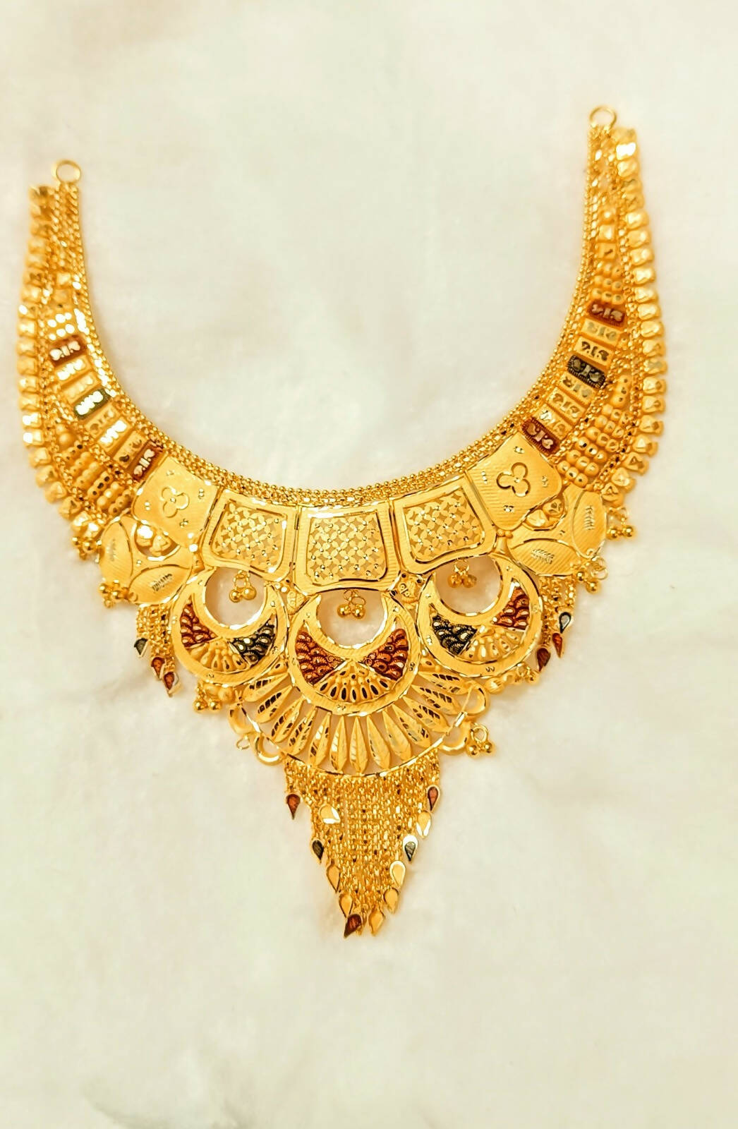 Gold Necklace Sarafa Bazar India