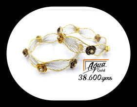 22kt Turkish Flora Bangles Sarafa Bazar