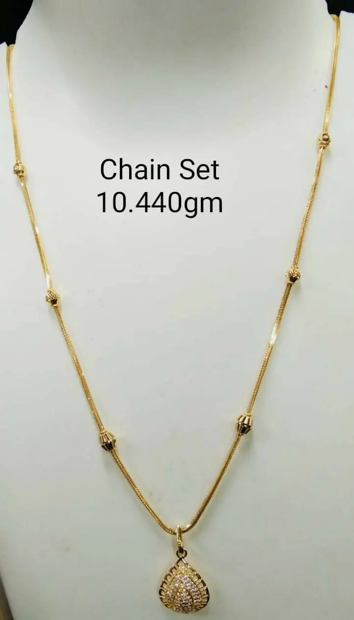 CZ Chain Set Sarafa Bazar India