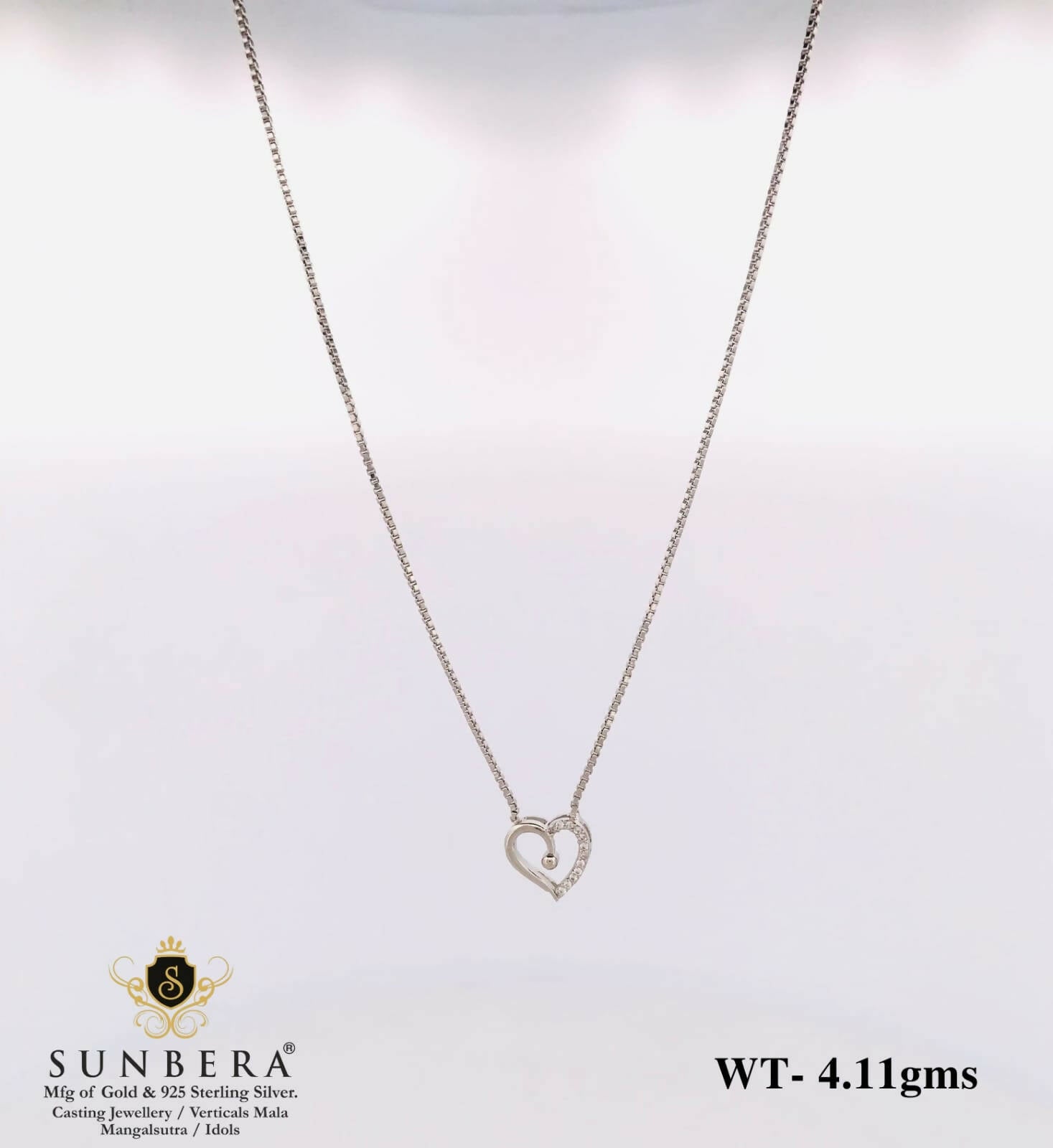 925 Silver Chain Set Sarafa Bazar India