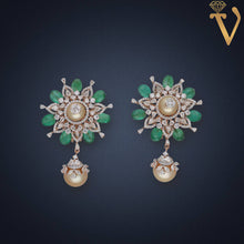 Diamond Pendant Set-SPV04114 Sarafa Bazar India