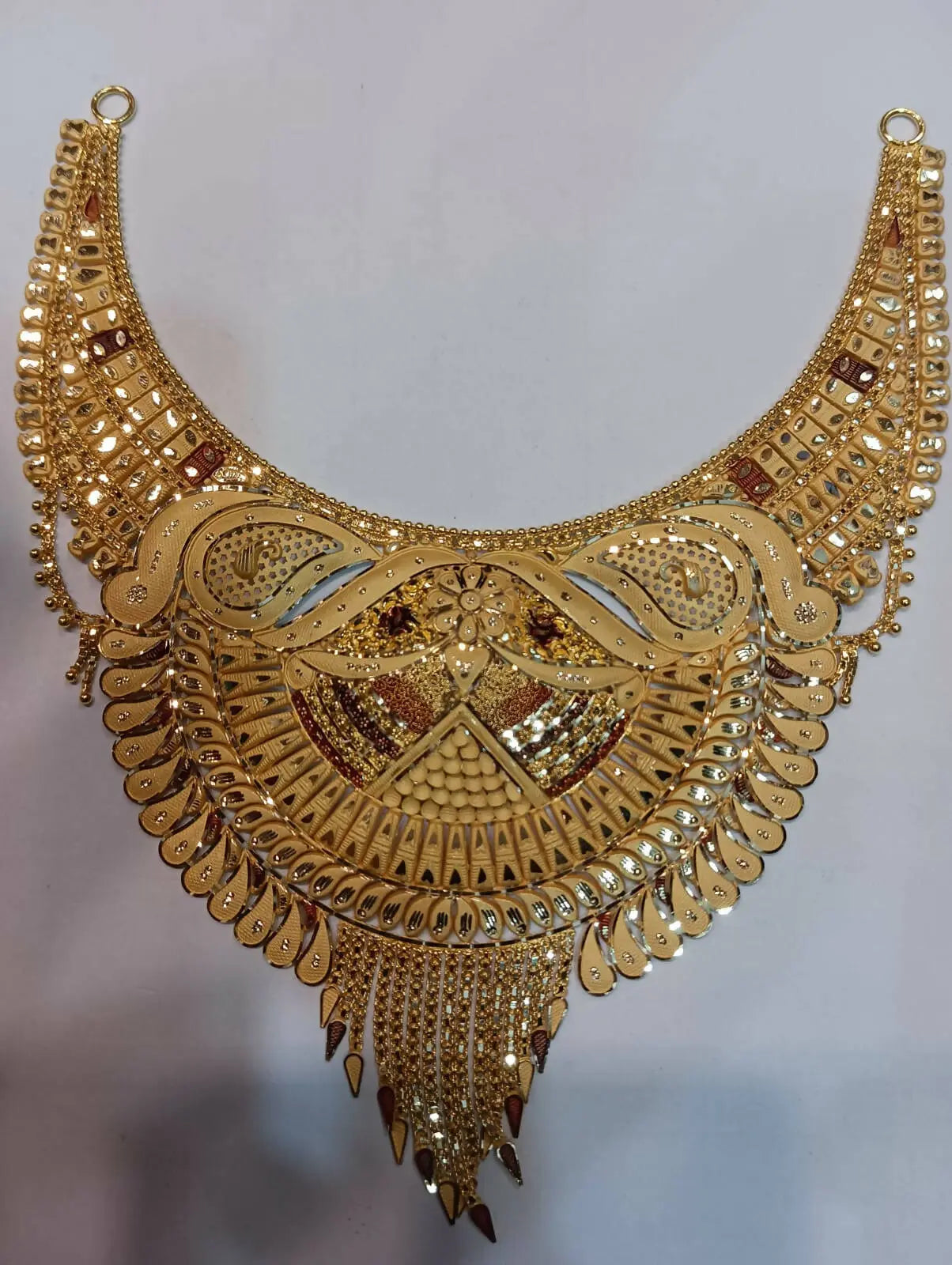 Gold Necklace Sarafa Bazar India