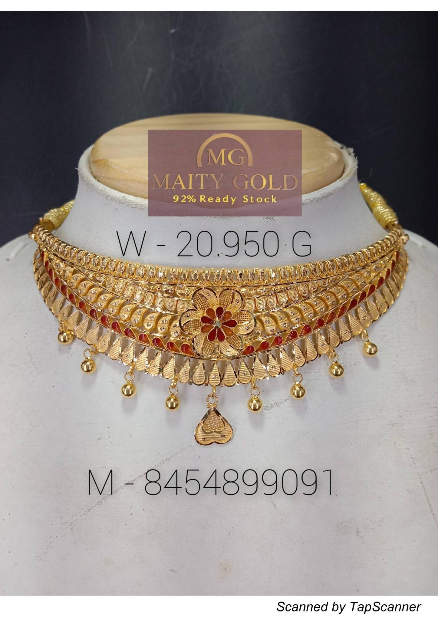 Gold Choker Sarafa Bazar India