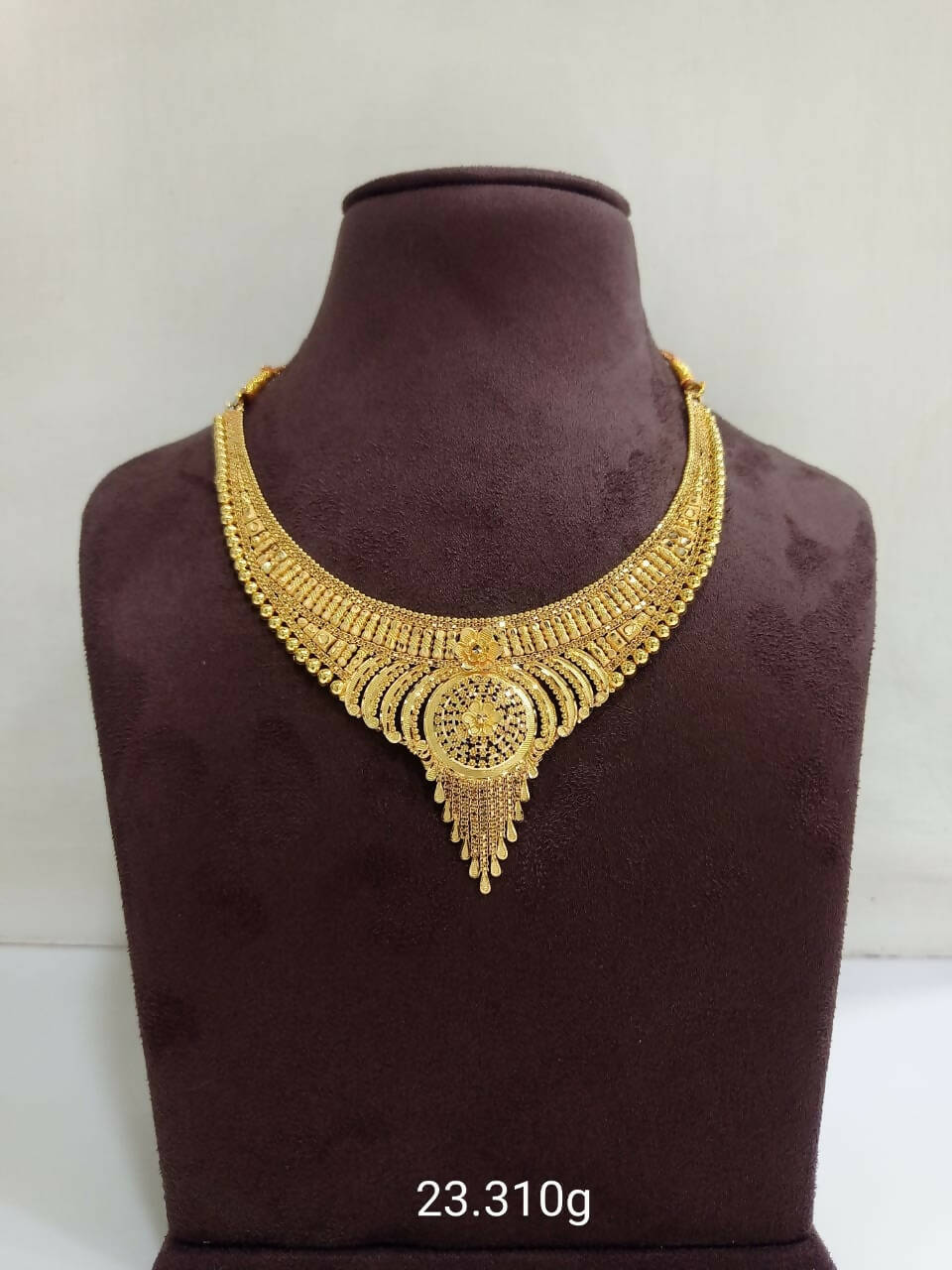 Gold Necklace Sarafa Bazar India