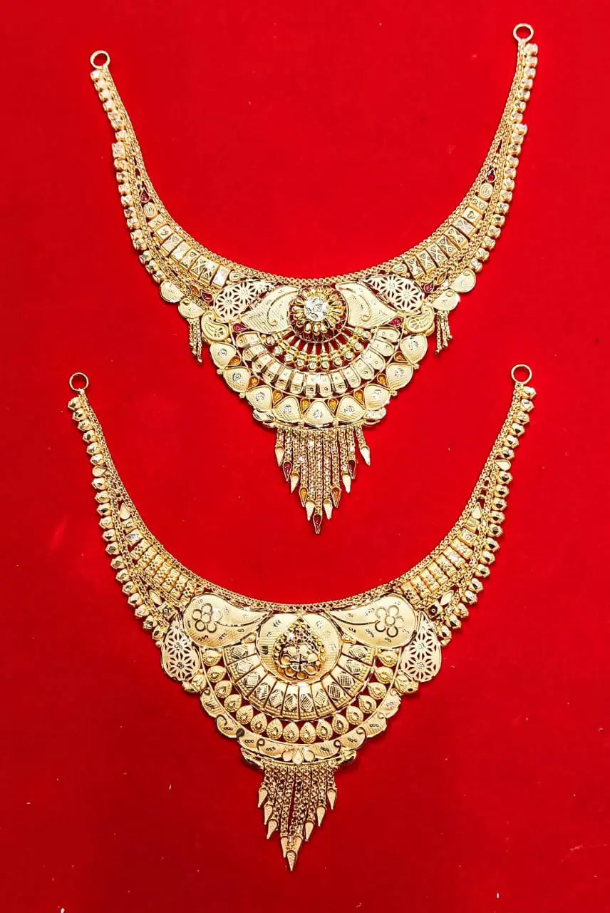 Gold Necklace Sarafa Bazar India