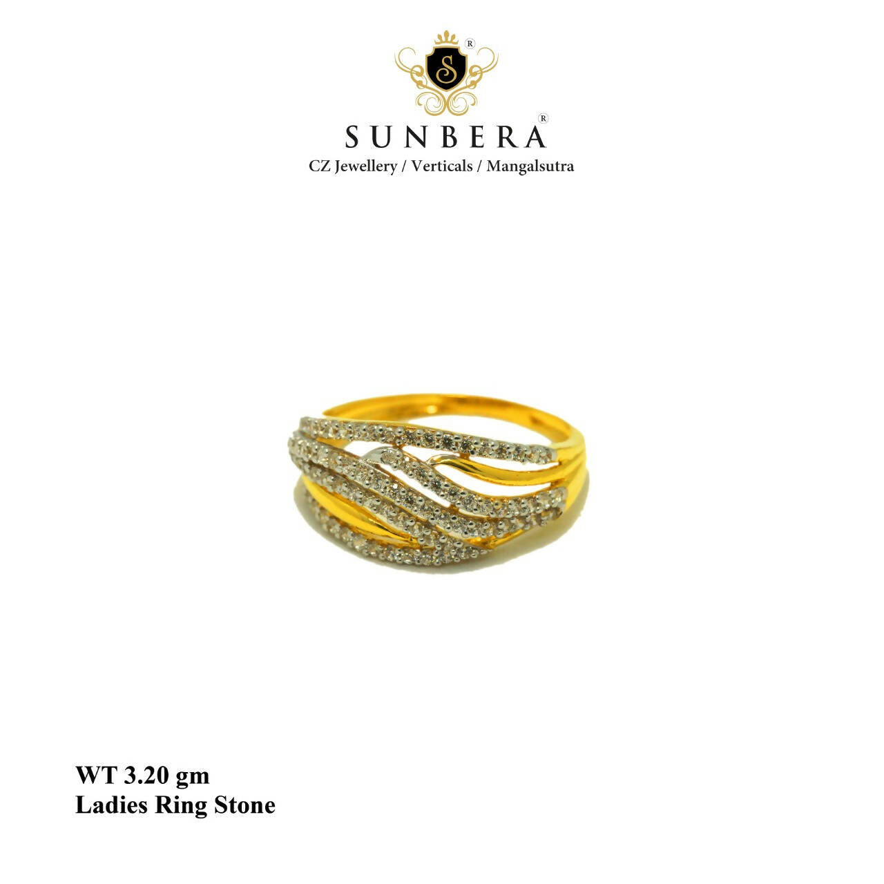 Ladies Stone Ring Sarafa Bazar India