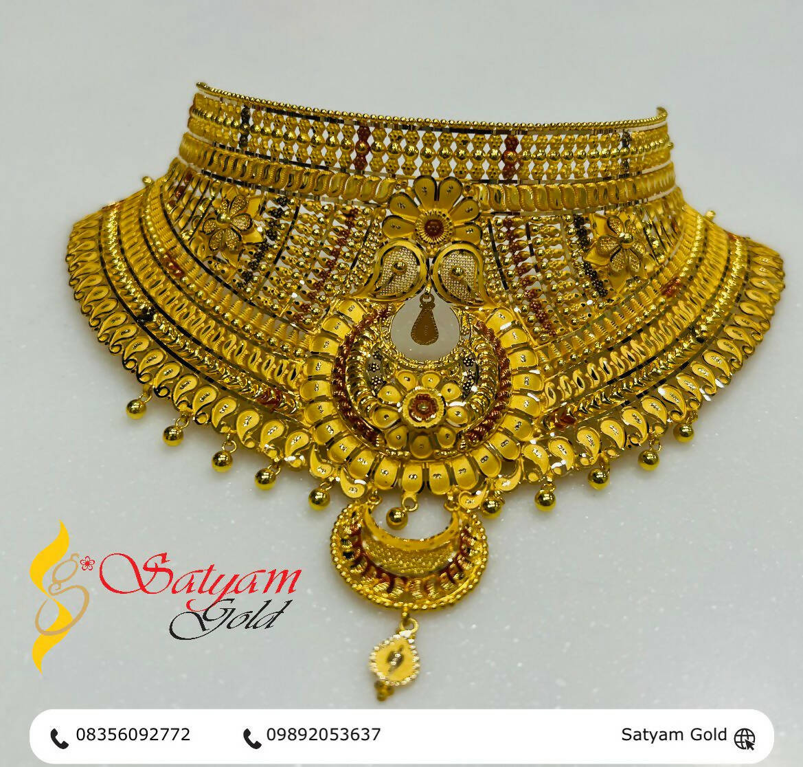 Gold Choker Sarafa Bazar India