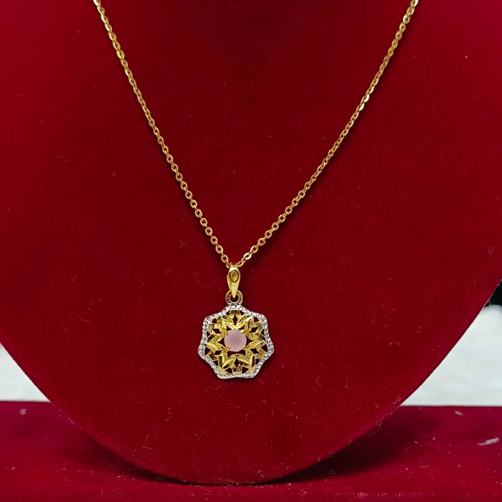 Turkish Italian Gold Pendant Sarafa Bazar India