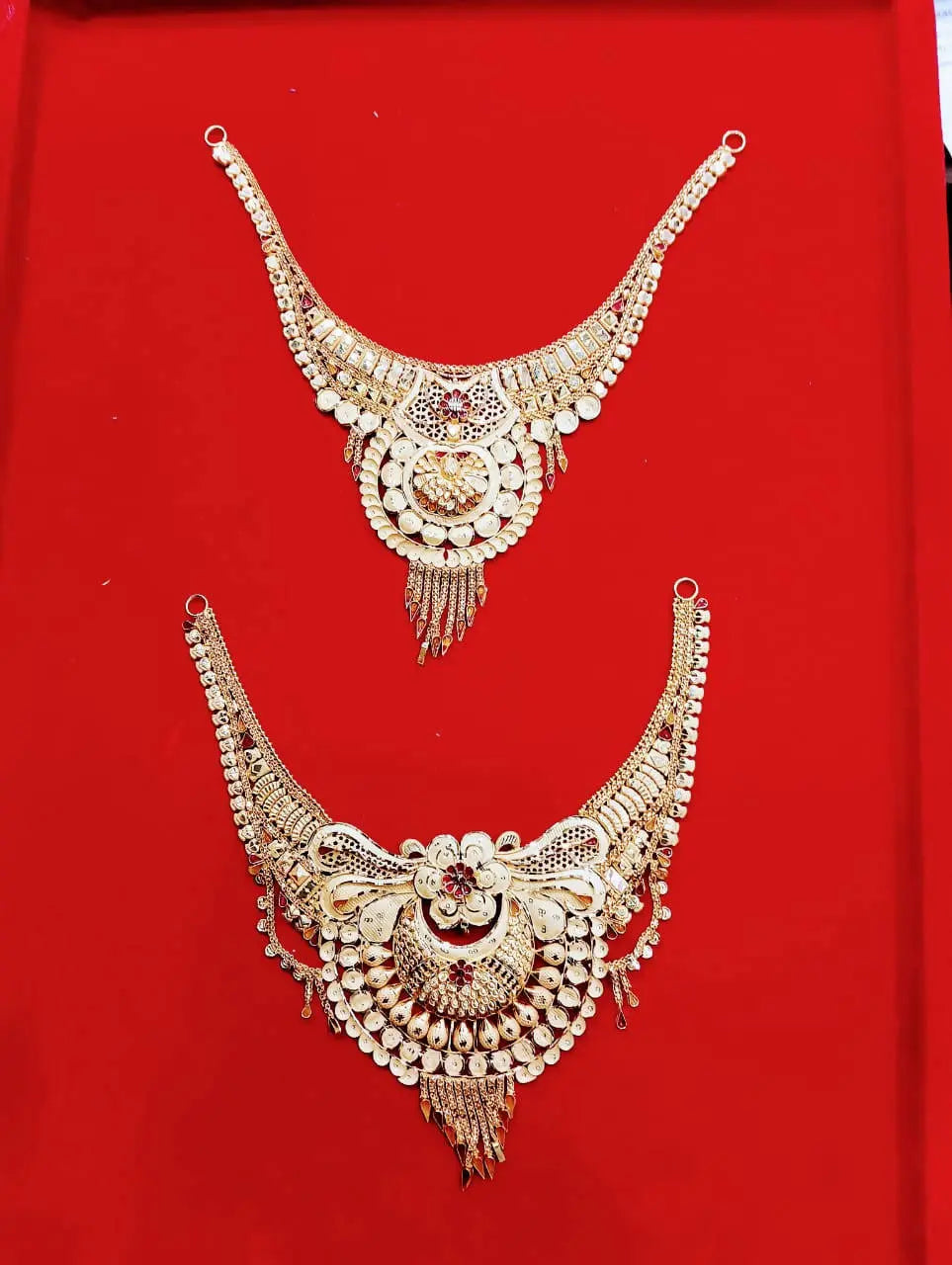 Gold Necklace Sarafa Bazar India