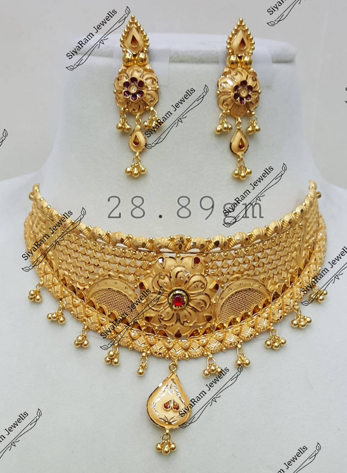 Gold Choker Sarafa Bazar India