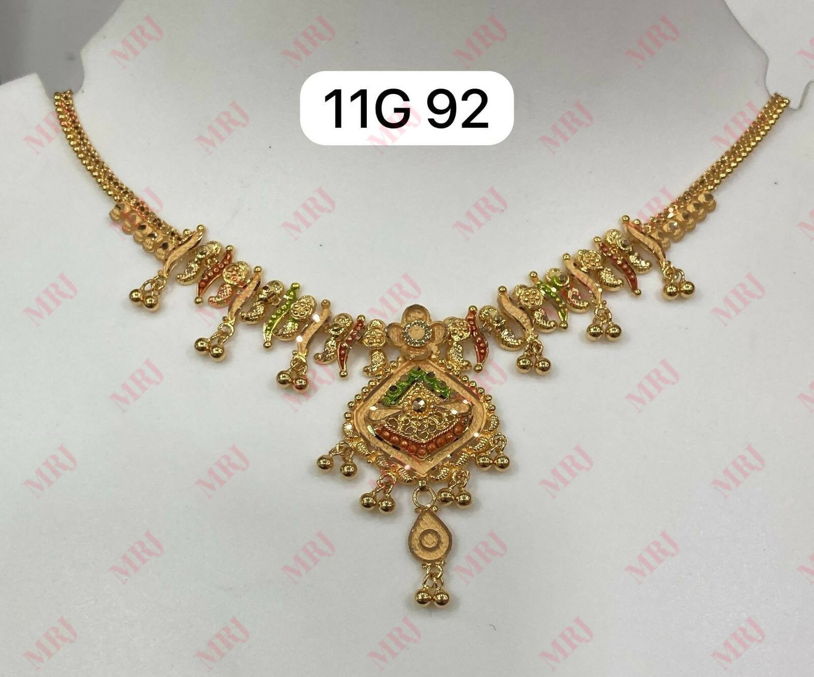 22kt Gold Necklace Sarafa Bazar India