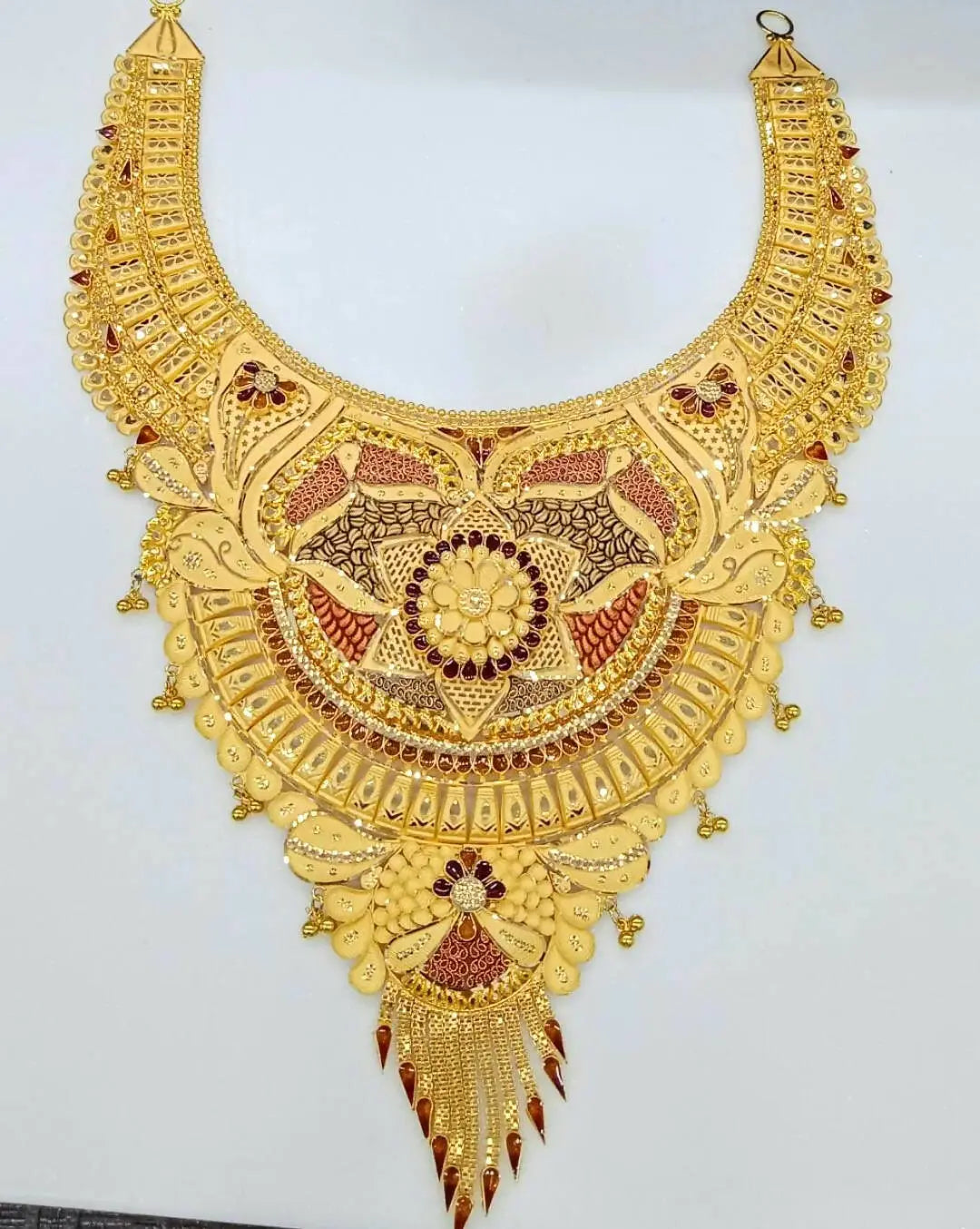 Gold Necklace Sarafa Bazar India