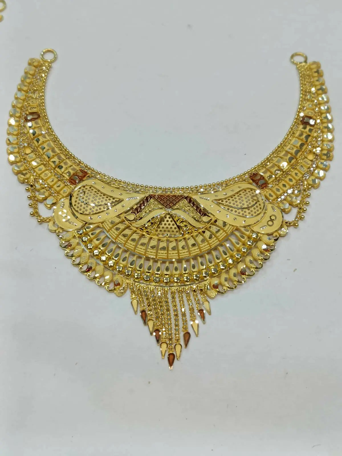 Gold Necklace Sarafa Bazar India