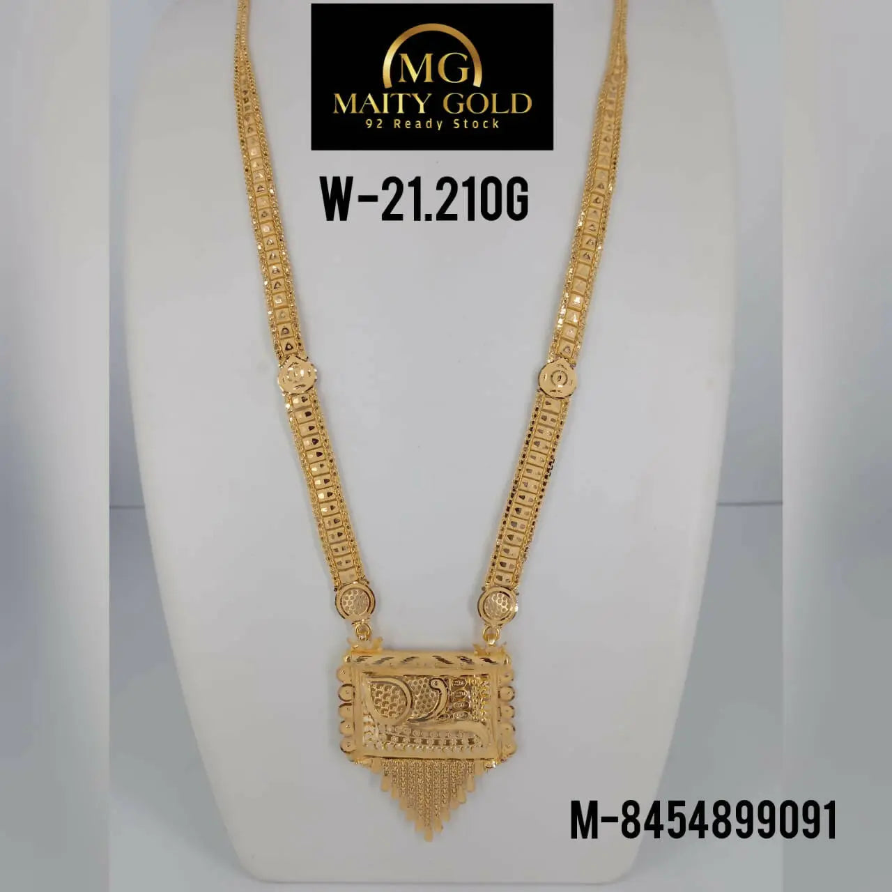 Gold Long Set Sarafa Bazar India