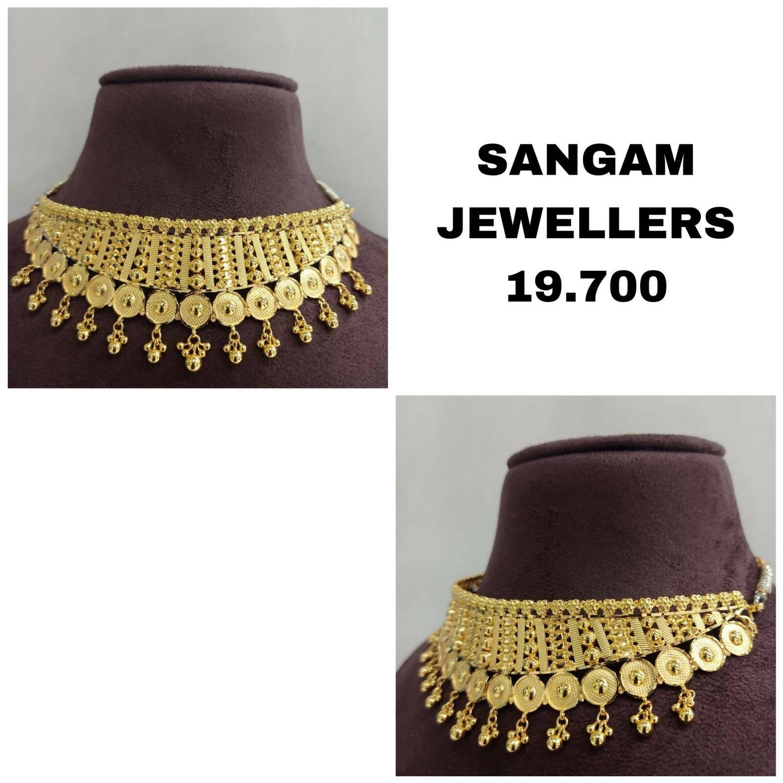 Gold Choker Sarafa Bazar India