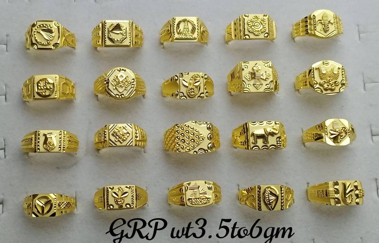 Plain Casting Gents Rings Sarafa Bazar