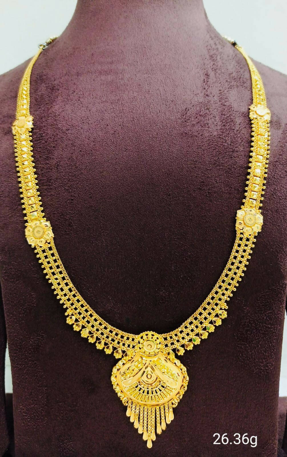 Gold Necklace Sarafa Bazar India