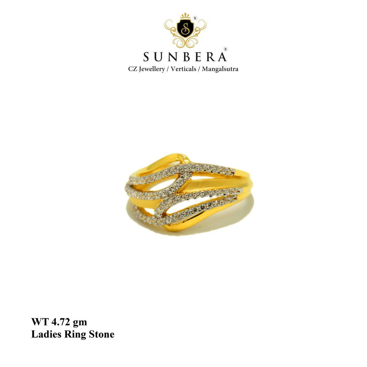 Ladies Stone Ring Sarafa Bazar India