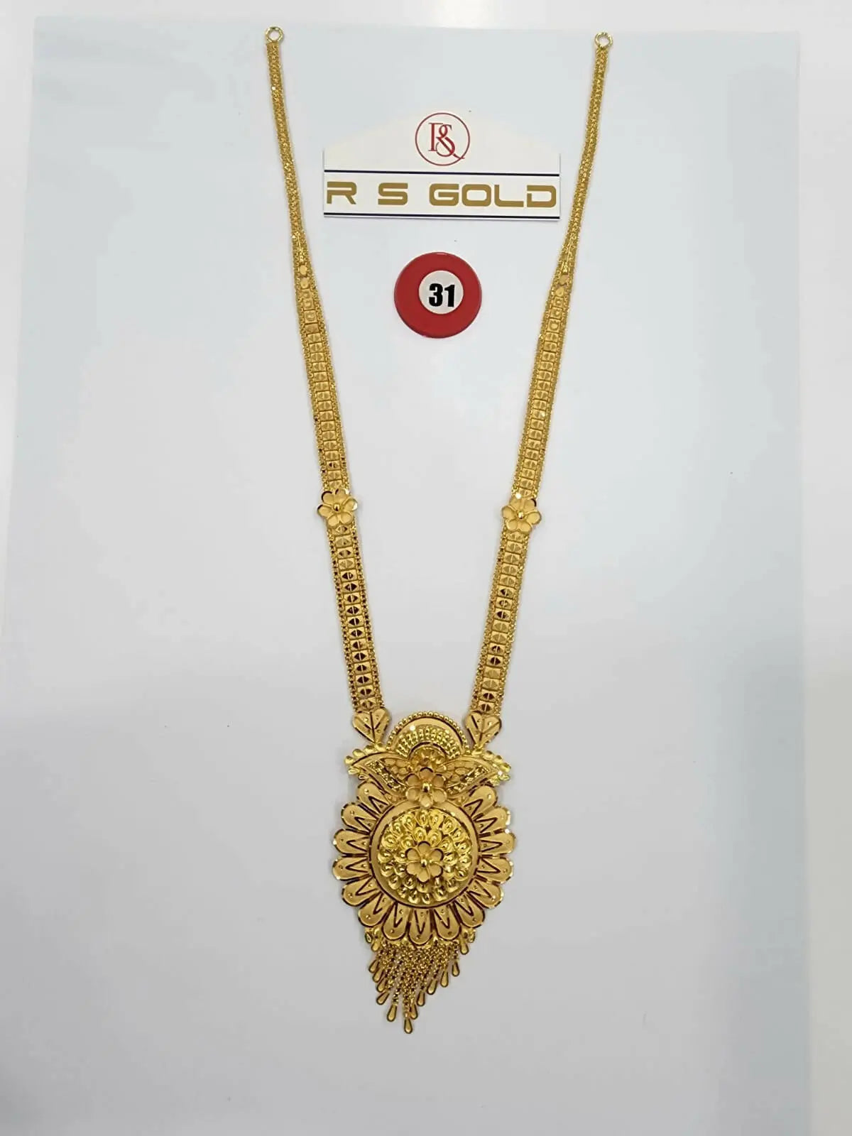 Gold Long Set Sarafa Bazar India