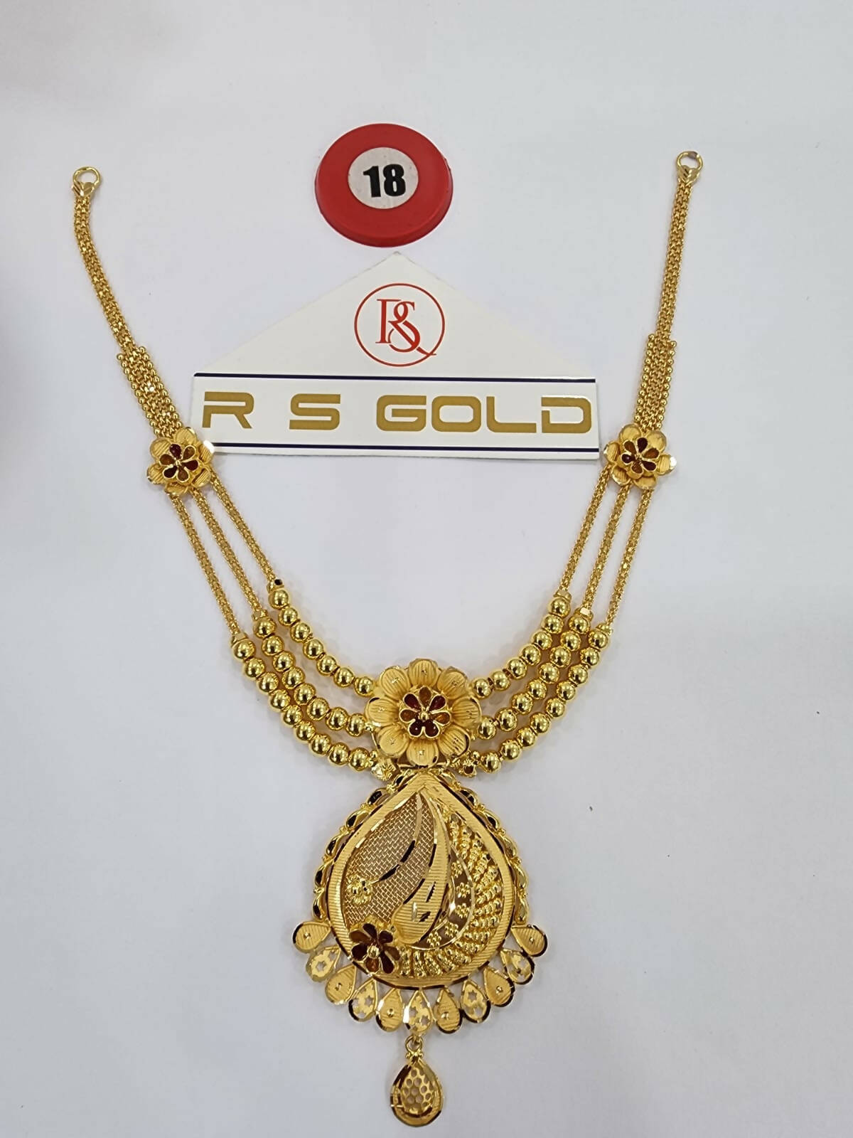 Gold Necklace Sarafa Bazar India