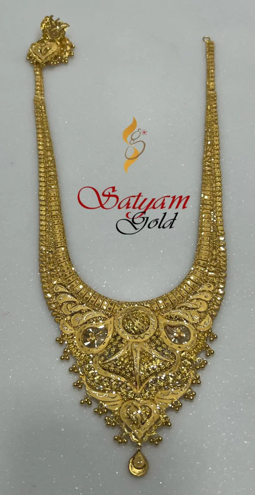 Gold Long Set Sarafa Bazar India