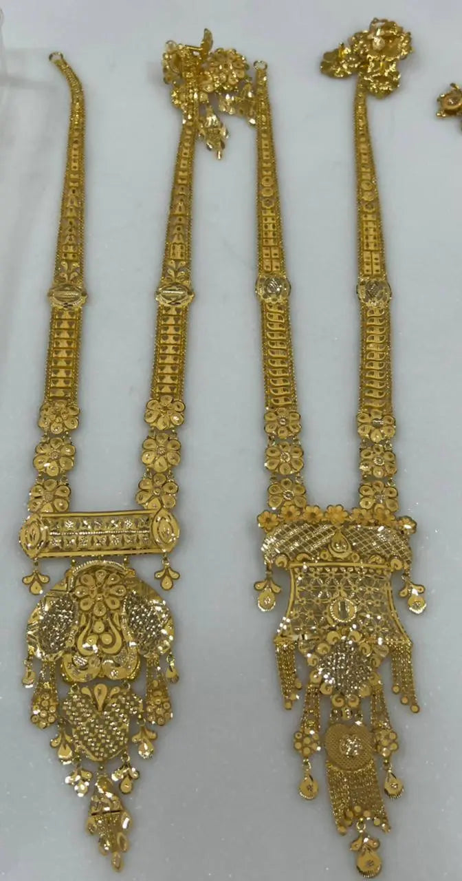 Gold Long Set Sarafa Bazar India