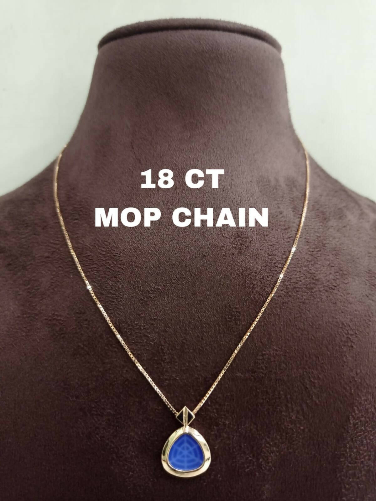 18kt Mop Chain Sarafa Bazar India