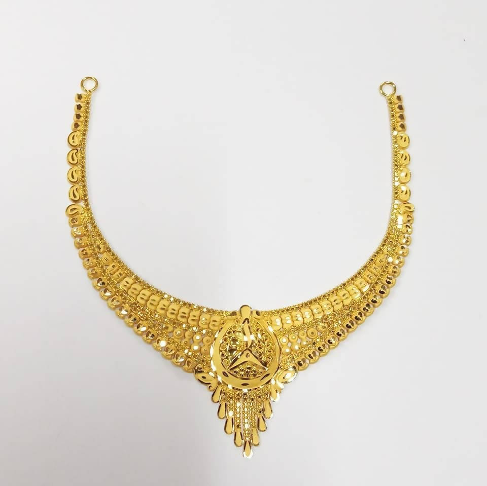 Gold Necklace Sarafa Bazar India