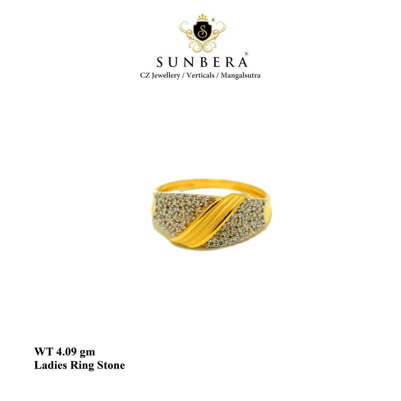 Ladies Stone Ring Sarafa Bazar India