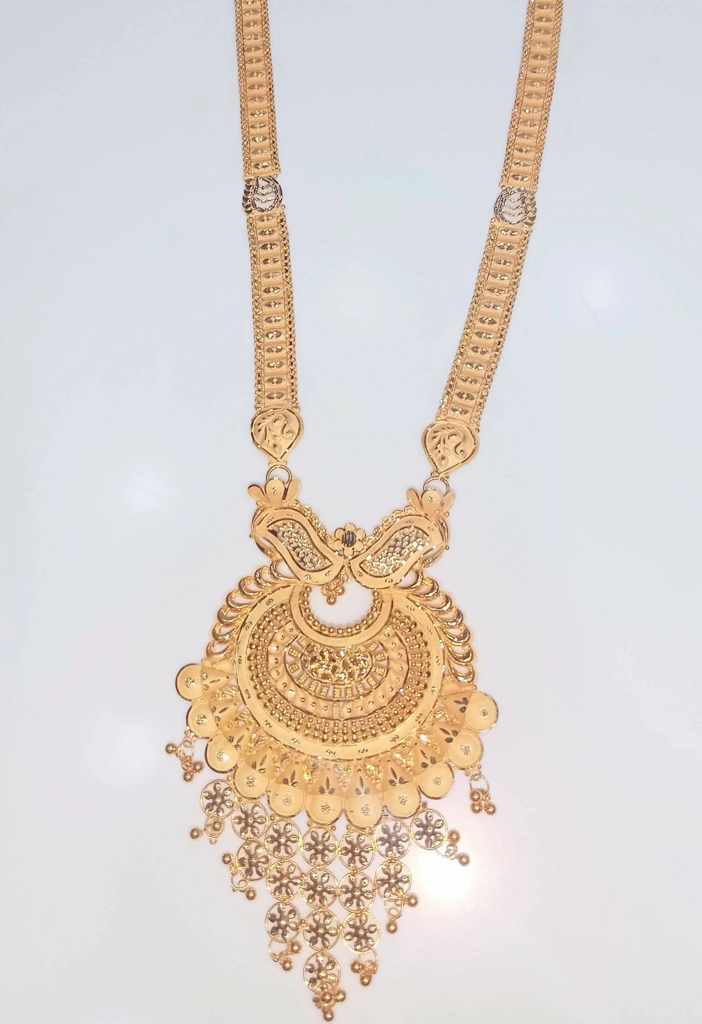 Gold Long Set Sarafa Bazar India