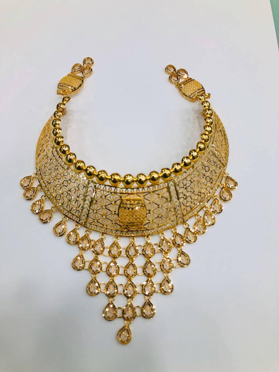 Plain Gold Necklace Sarafa Bazar