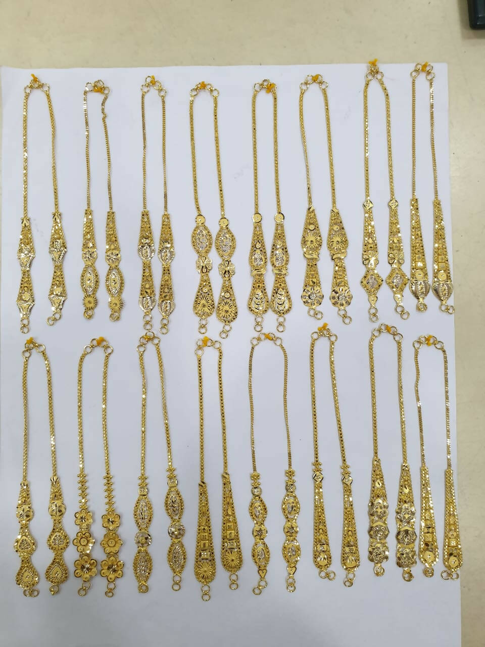 Gold ear chain designs deals with price