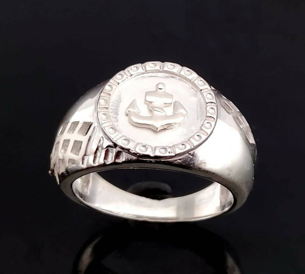 925 Silver Bahubali Ring Sarafa Bazar India