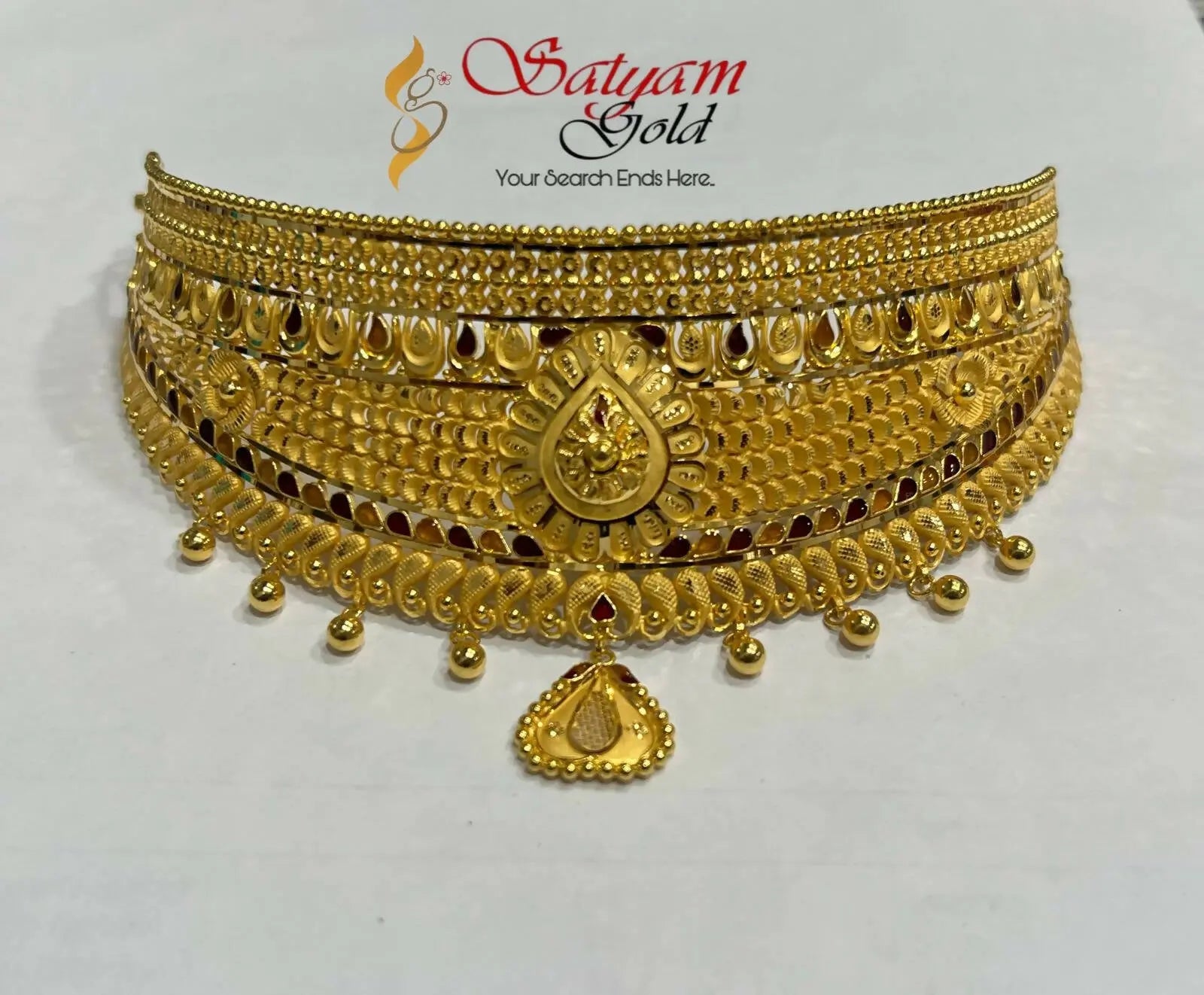 Gold Choker Sarafa Bazar India