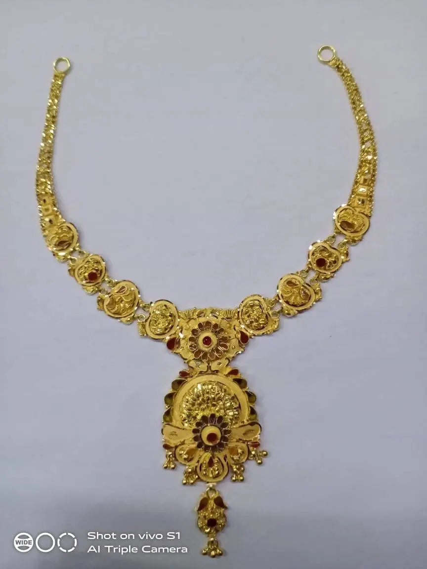 Gold Necklace Sarafa Bazar India