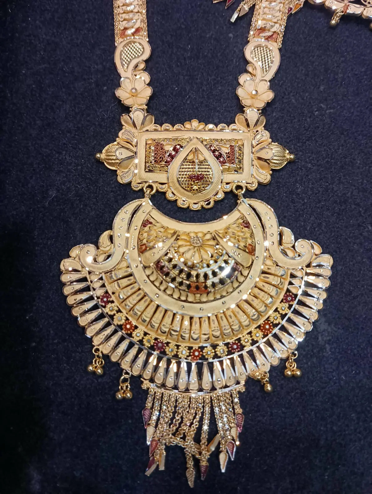 Gold Long Set Sarafa Bazar India