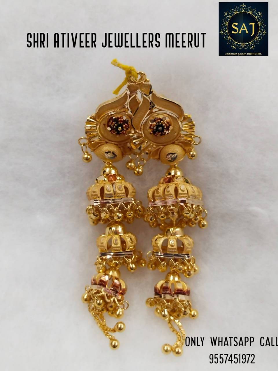 Gold Jhumki Sarafa Bazar