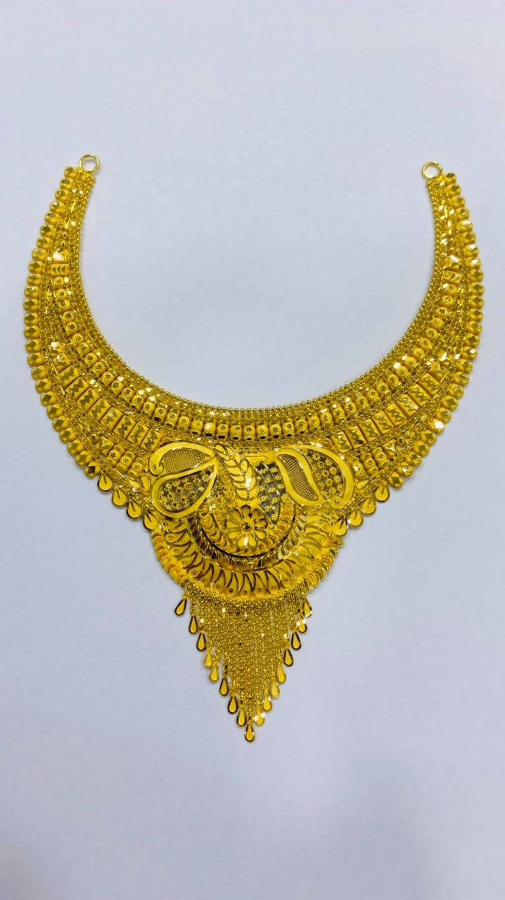 Gold Necklace Sarafa Bazar India