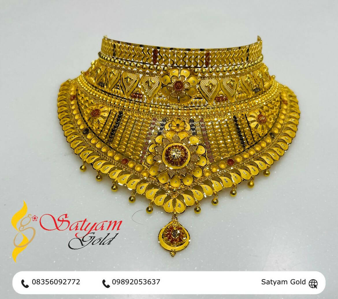 Gold Choker Sarafa Bazar India