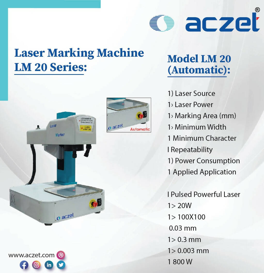 Laser Marking Machine Sarafa Bazar India