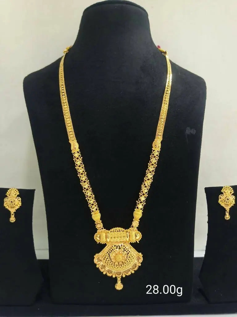 Gold Long Set Sarafa Bazar India