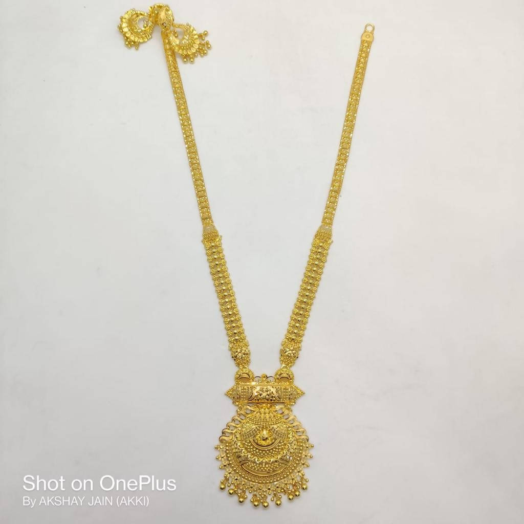 Gold Long Set Sarafa Bazar India