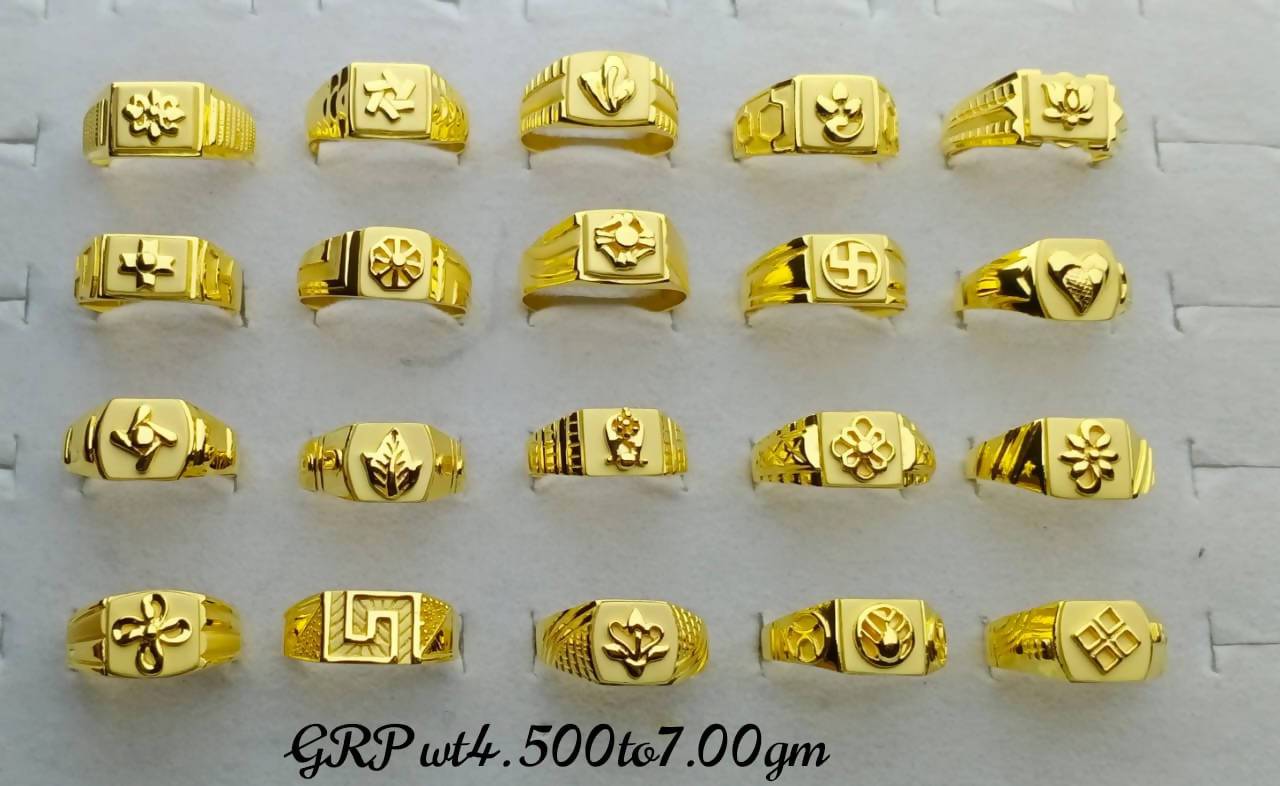 Plain Casting Gents Rings Sarafa Bazar