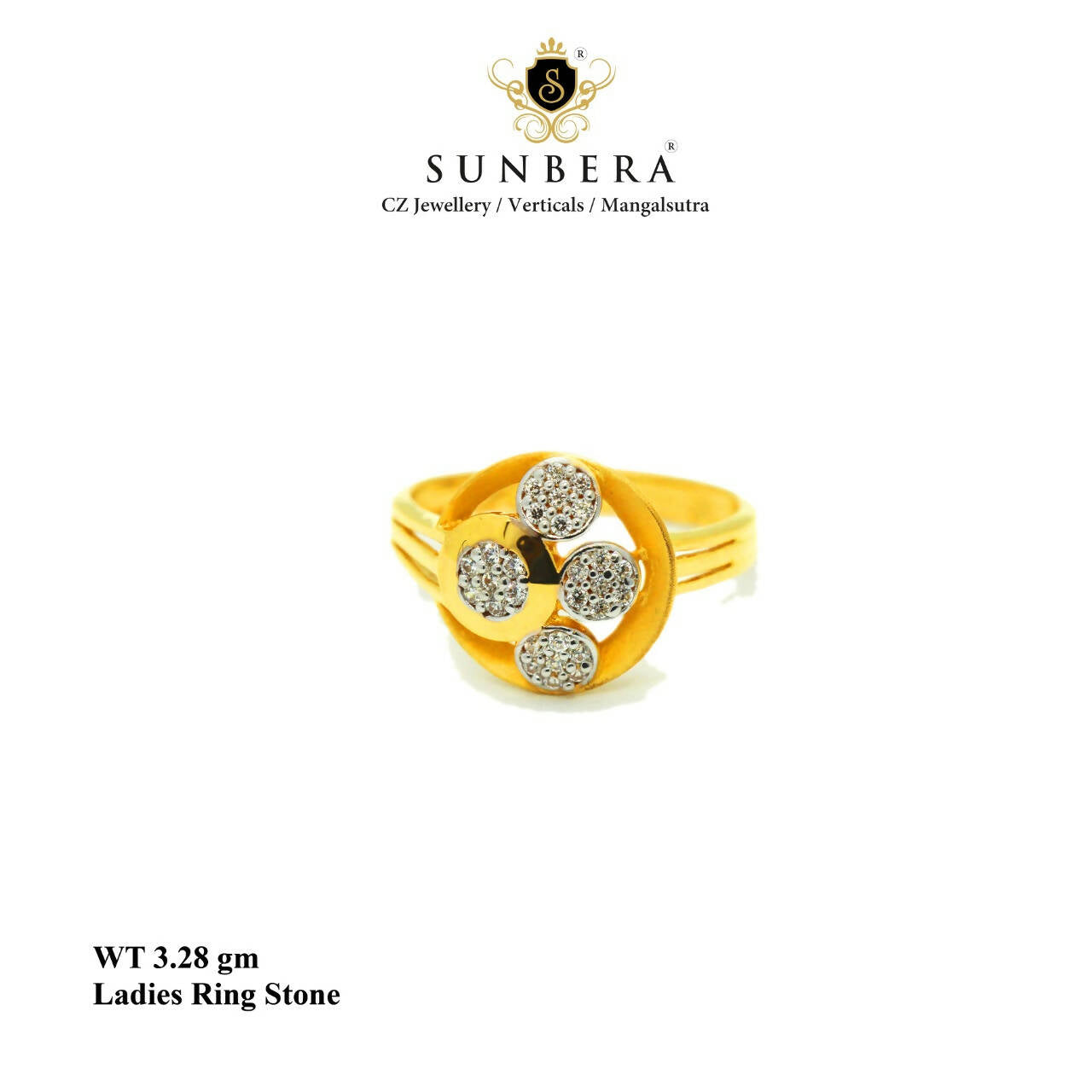 Ladies Stone Ring Sarafa Bazar India