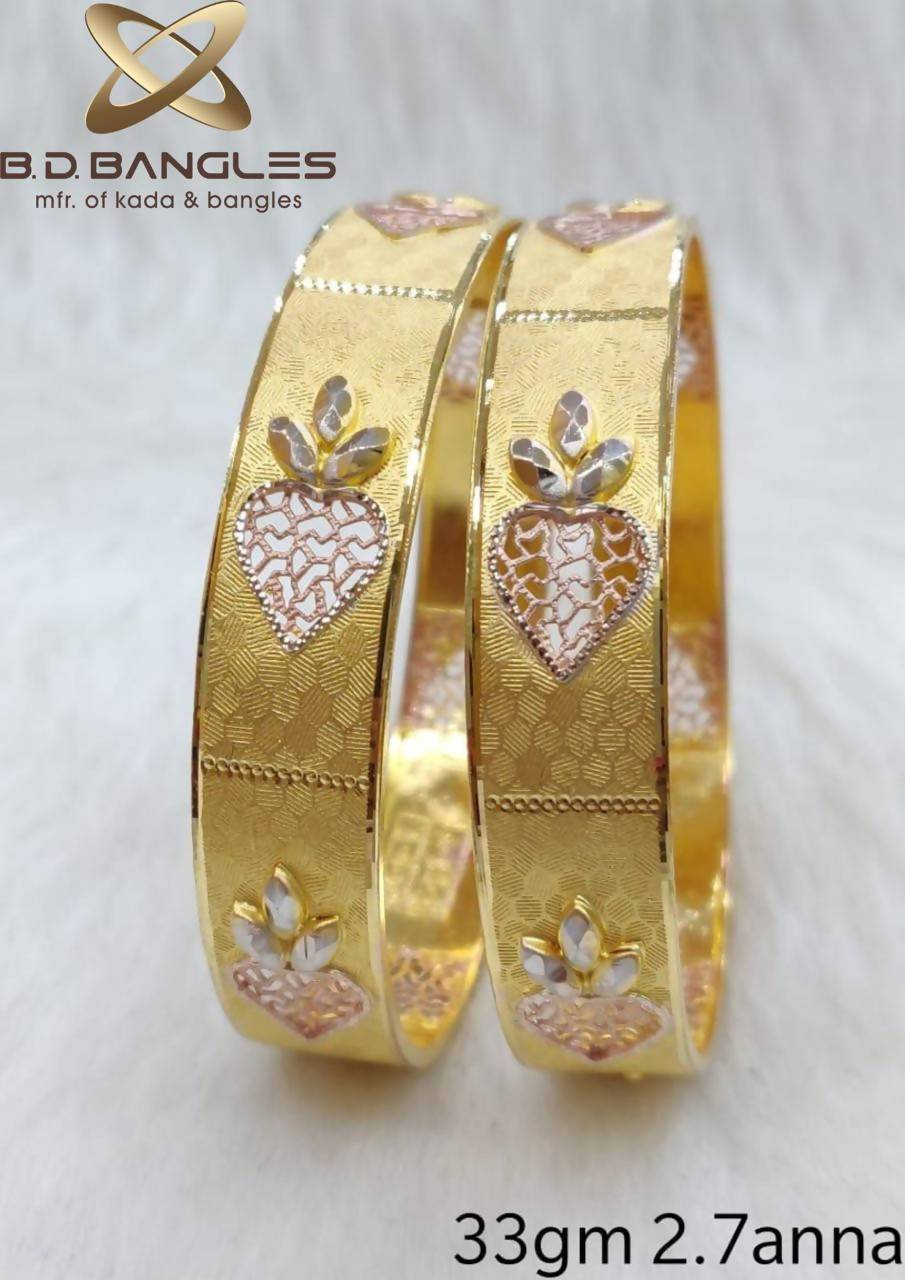 Rhodium Gold Bangles Sarafa Bazar