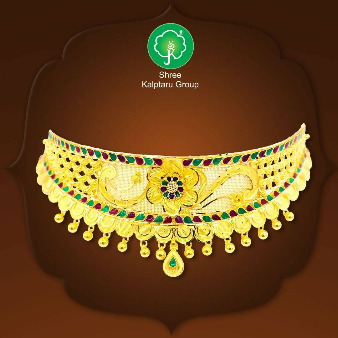 Gold Choker Sarafa Bazar India