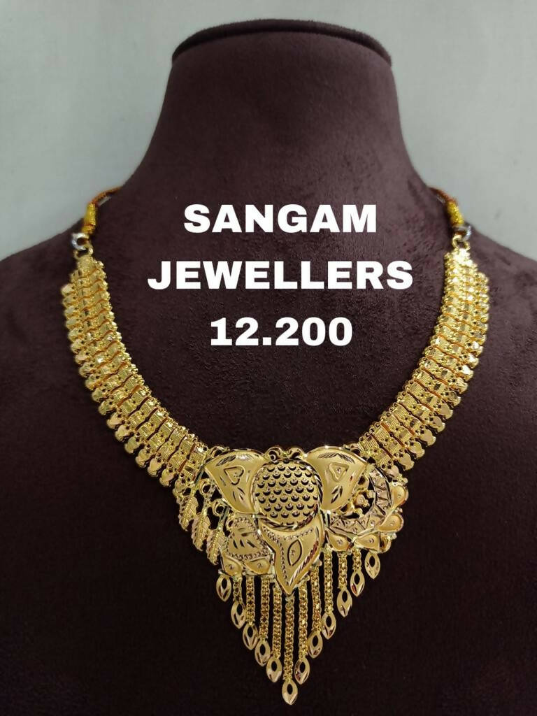 Gold Necklace Sarafa Bazar India