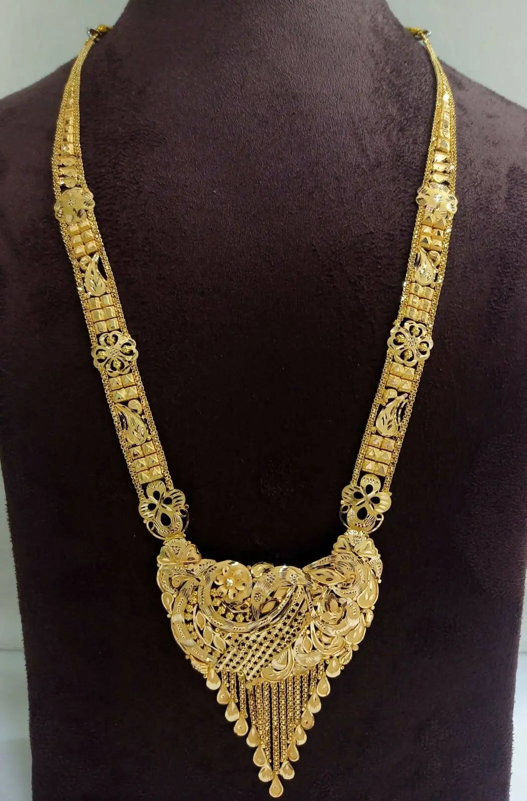 Gold Long Set Sarafa Bazar India